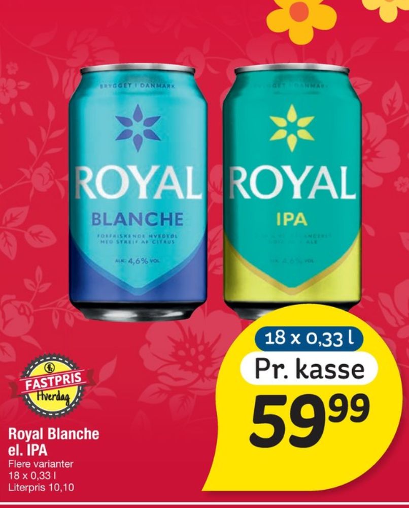 Royal IPA, Øl 18 pk.