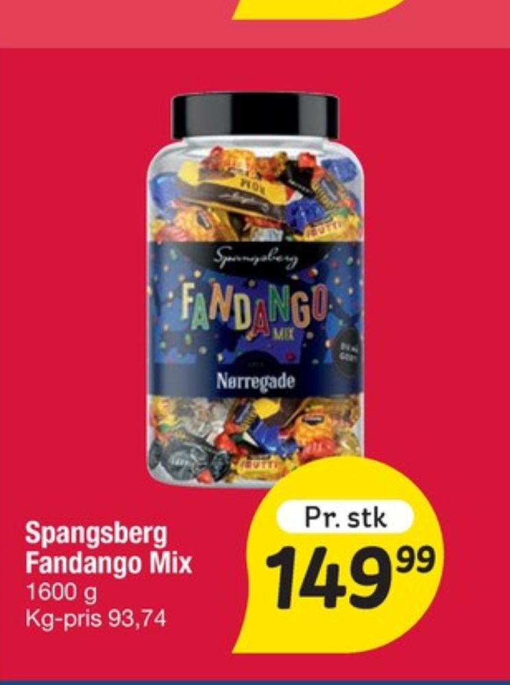 Spangsberg Fandango Mix, Dessertchokolade