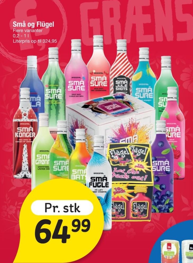 Små Grønne, Shots Granatæble lakrids