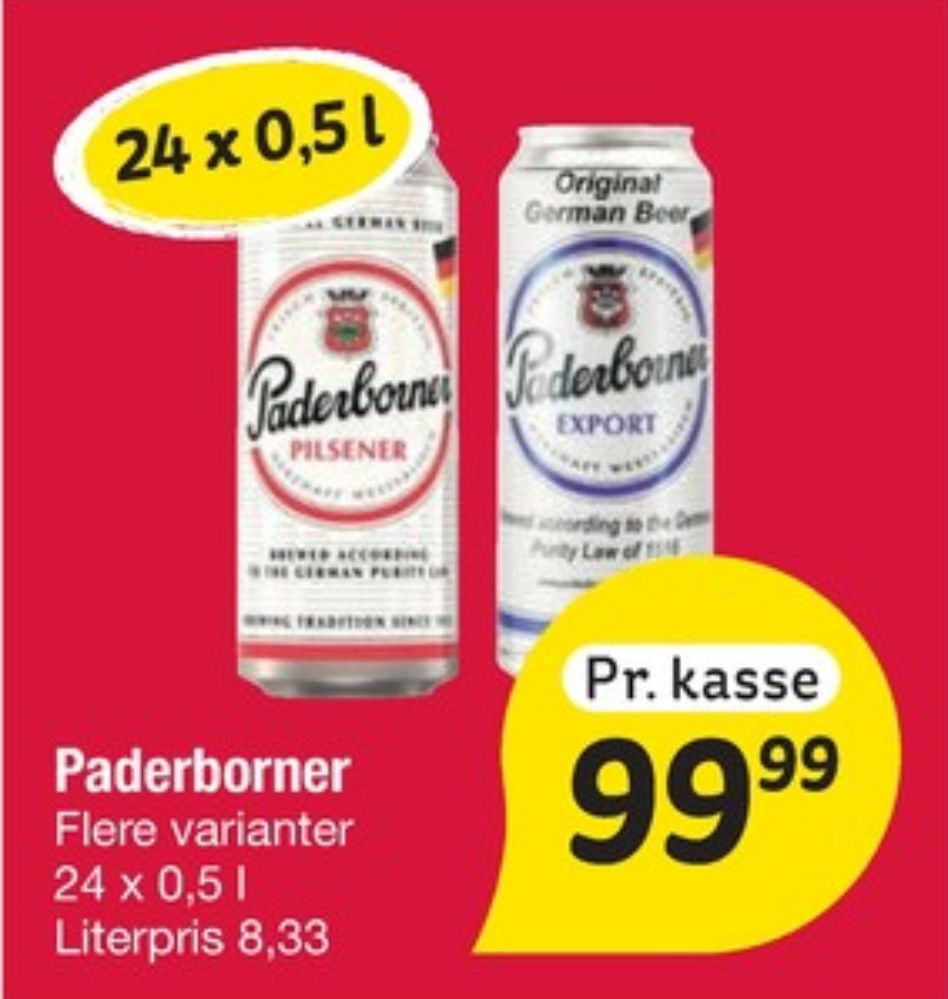 Paderborner Export, Øl 24 pk.