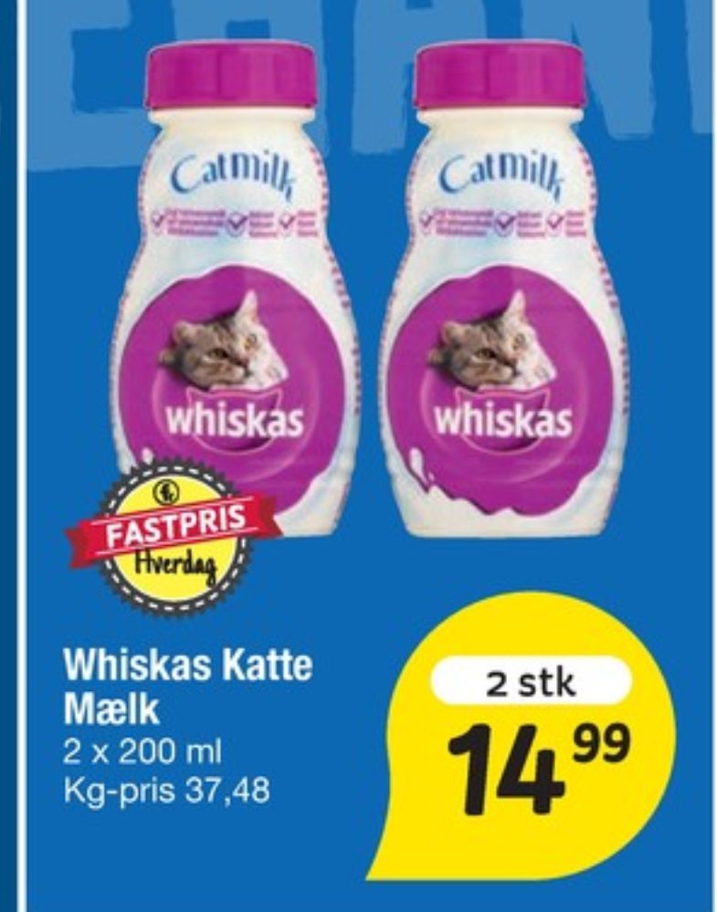 Whiskas, Kattemælk