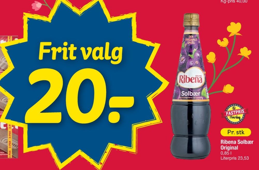 Ribena, Solbær Frugtsaft