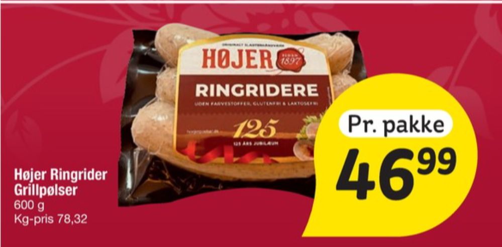 Højer Pølser, Ringriderpølser
