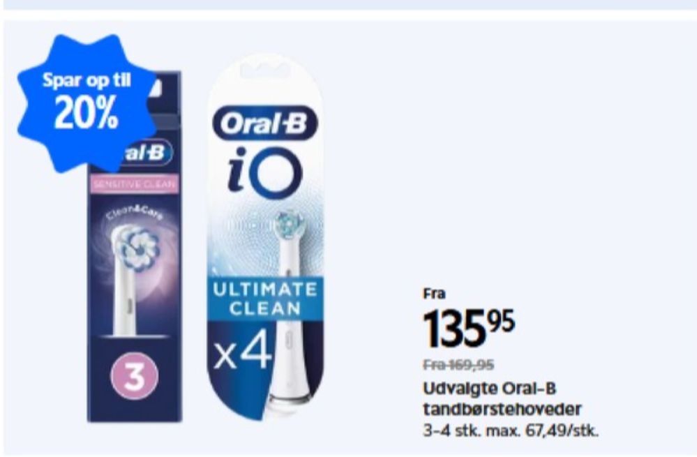 Braun Oral-B, Børstehoveder