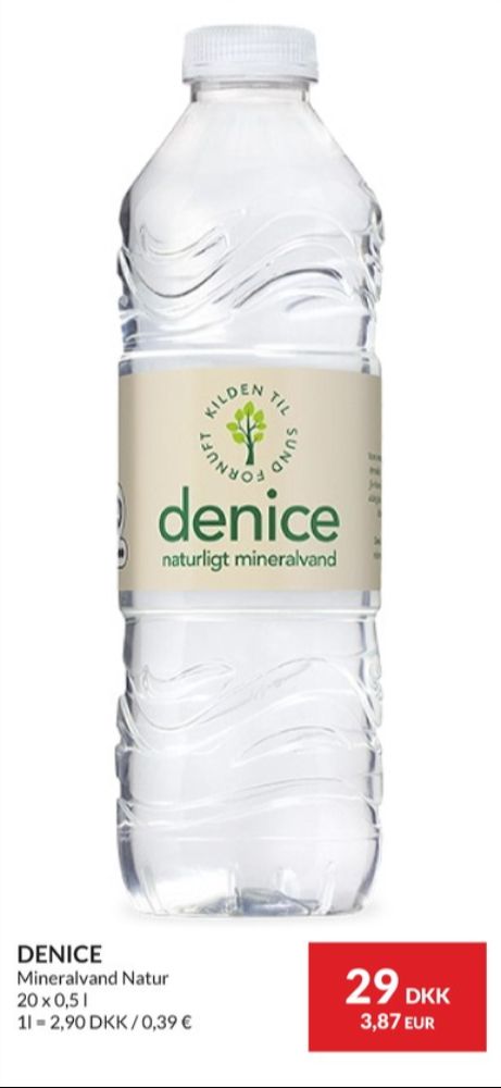 Denice, Kildevand 20 pk.