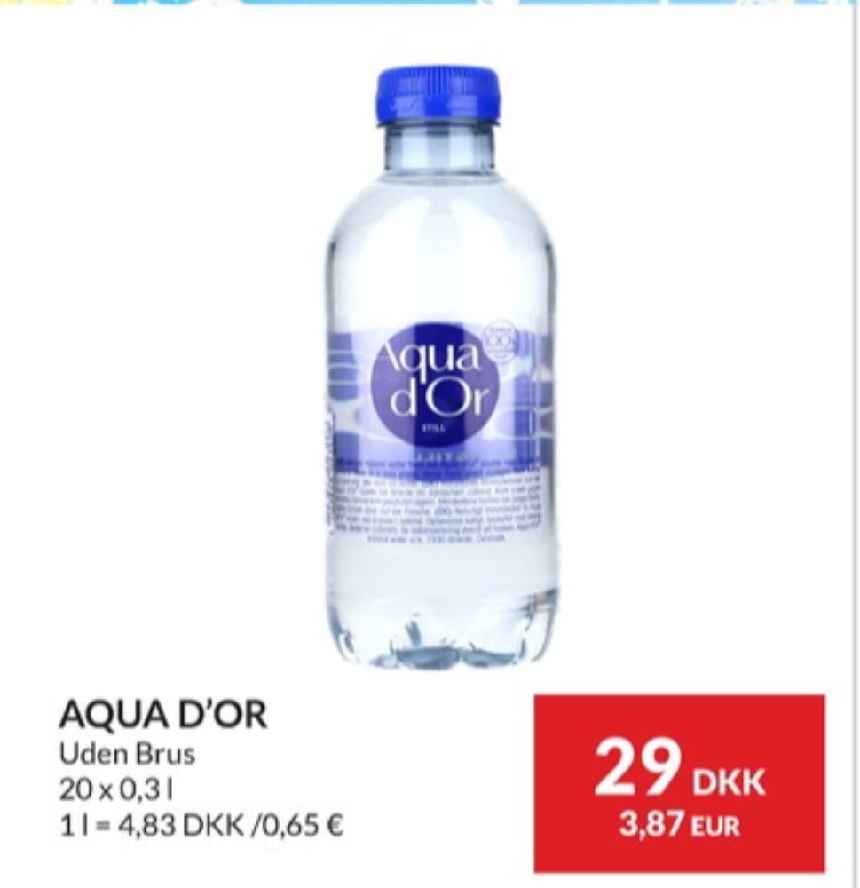 Aqua d'Or, Mineralvand uden brus 20 pk.