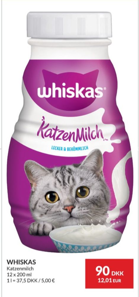Whiskas, Kattemælk