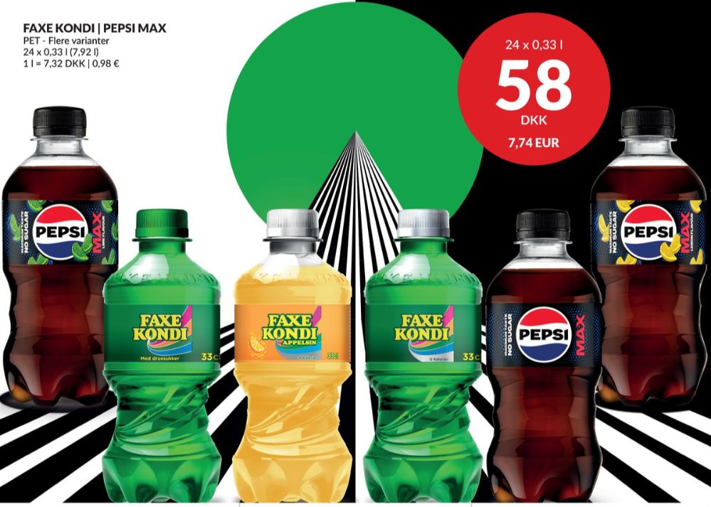 Pepsi Max Lemon, Cola 24 pk.