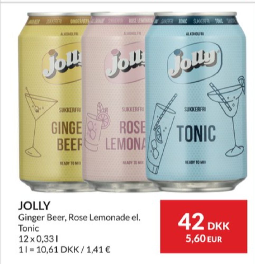 Jolly, Ginger Beer 12 pk.