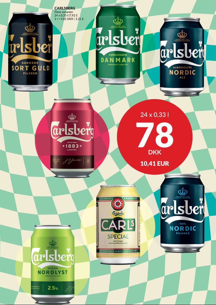 Carlsberg Nordic Ale, Øl - Alkoholfri 24 pk.