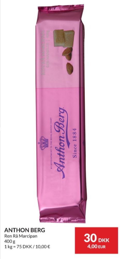 Anthon Berg, Marcipan