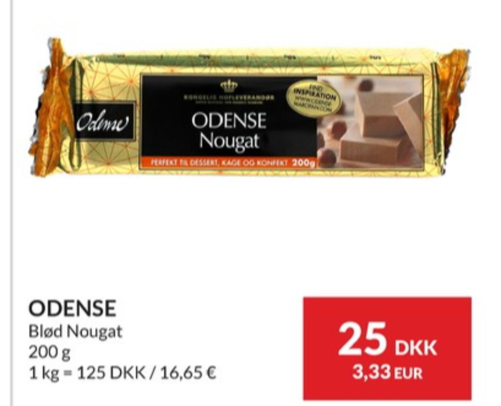 Odense, Blød Nougat