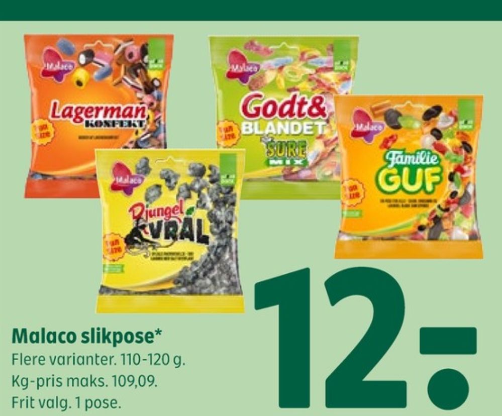 Malaco Familie Guf, Slikposer