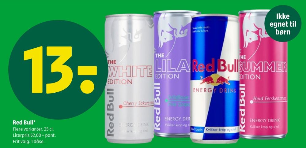 Red Bull The Lilac Edition, Energidrik
