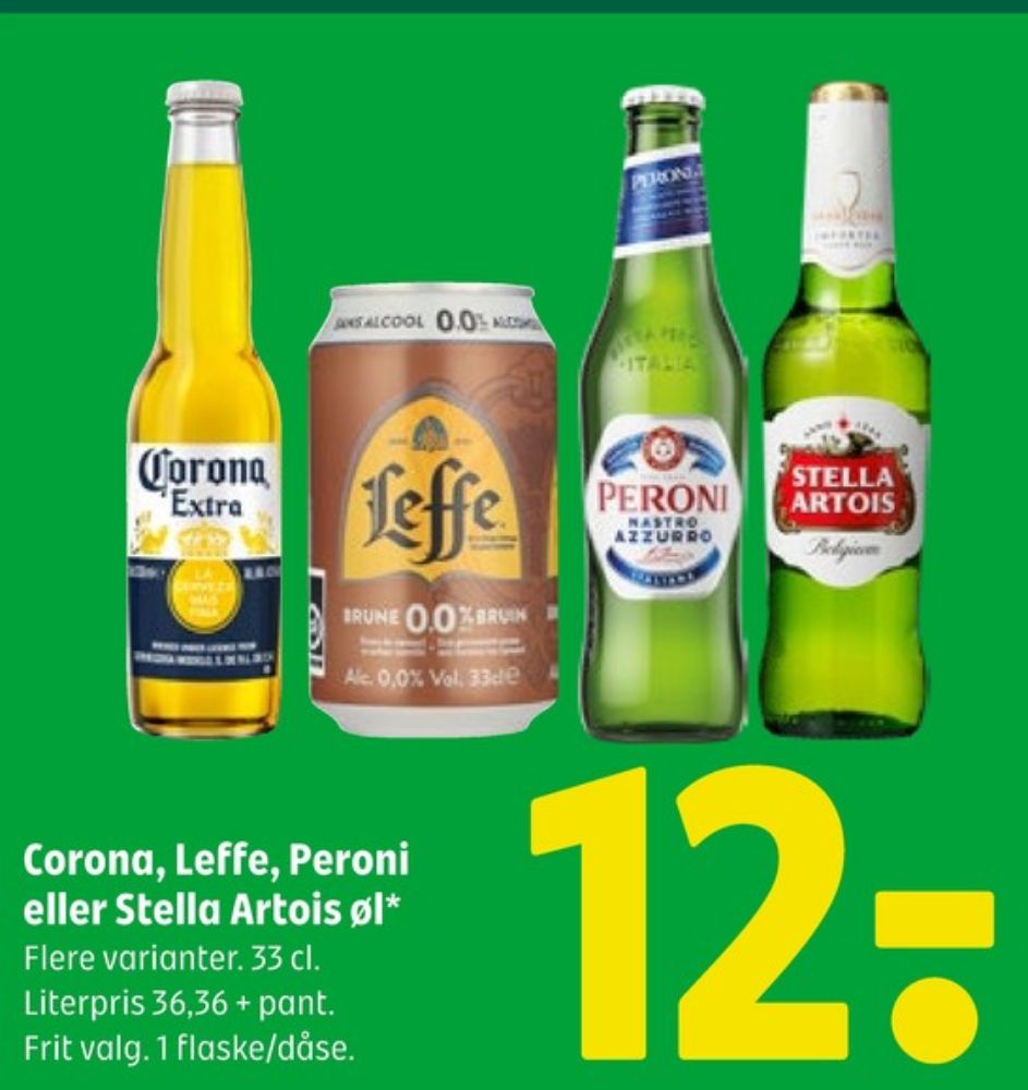 Leffe Brune 0,0%, Øl - Alkoholfri