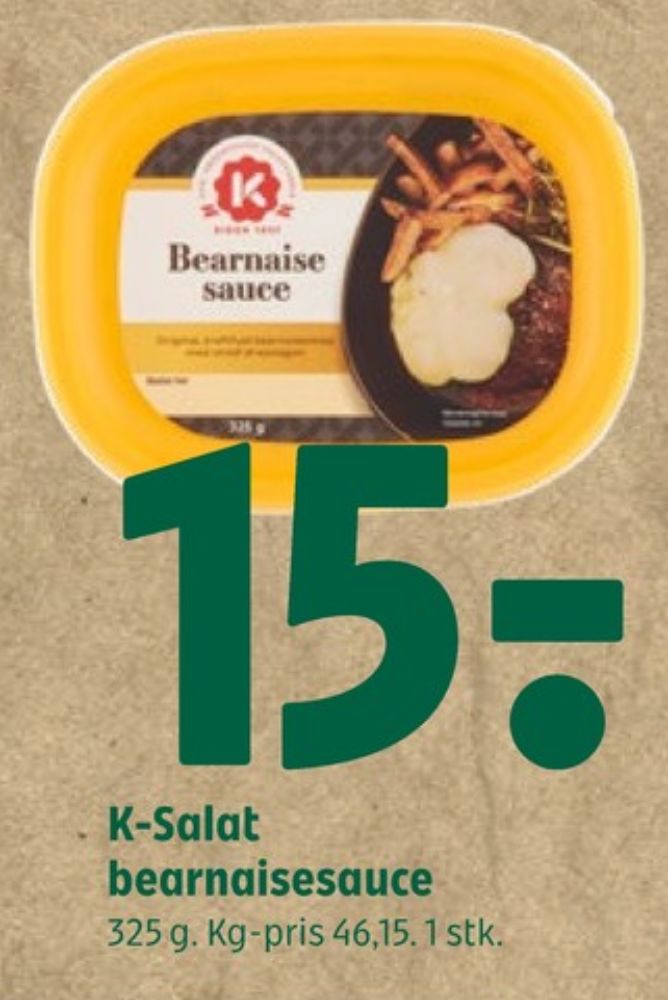 K-salat, Bearnaisesauce