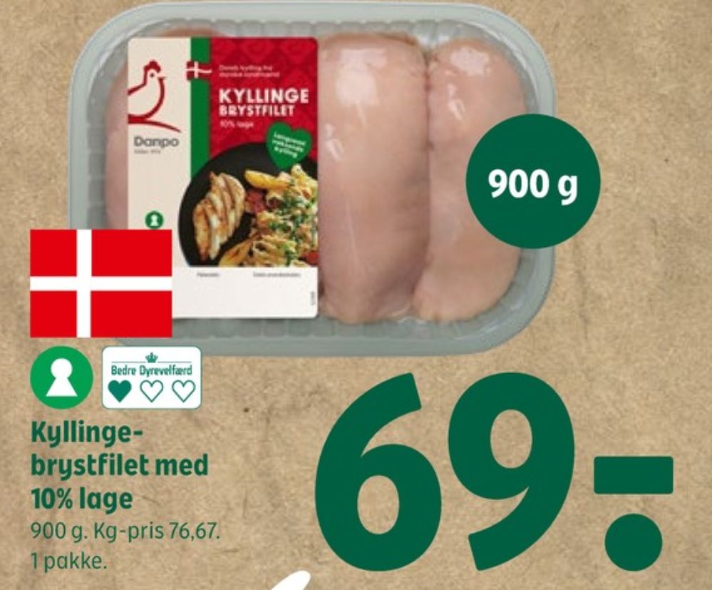 Danpo, Kyllingebrystfilet