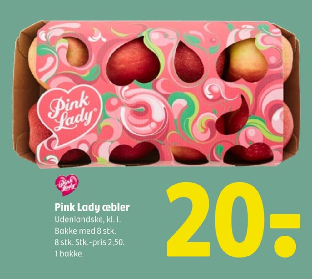 Pink lady, Æbler
