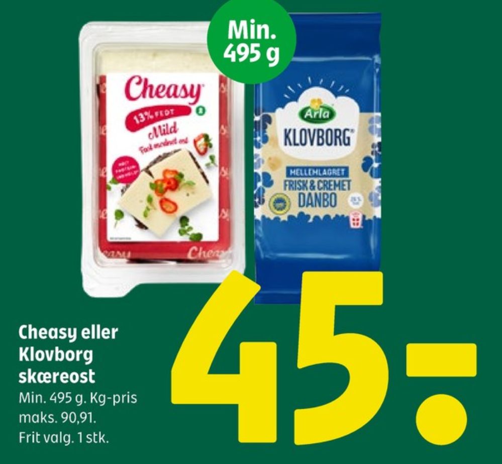 Klovborg, Skæreost Danbo Mellemlagret