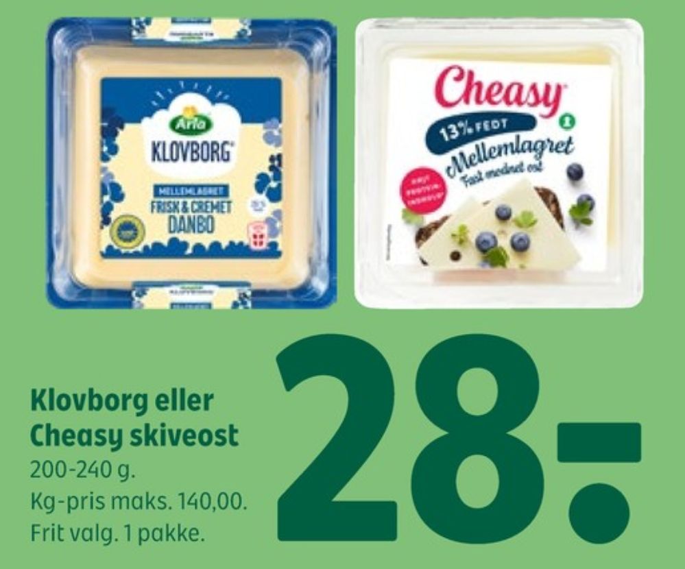 Klovborg, Skiveost Danbo Mellemlagret