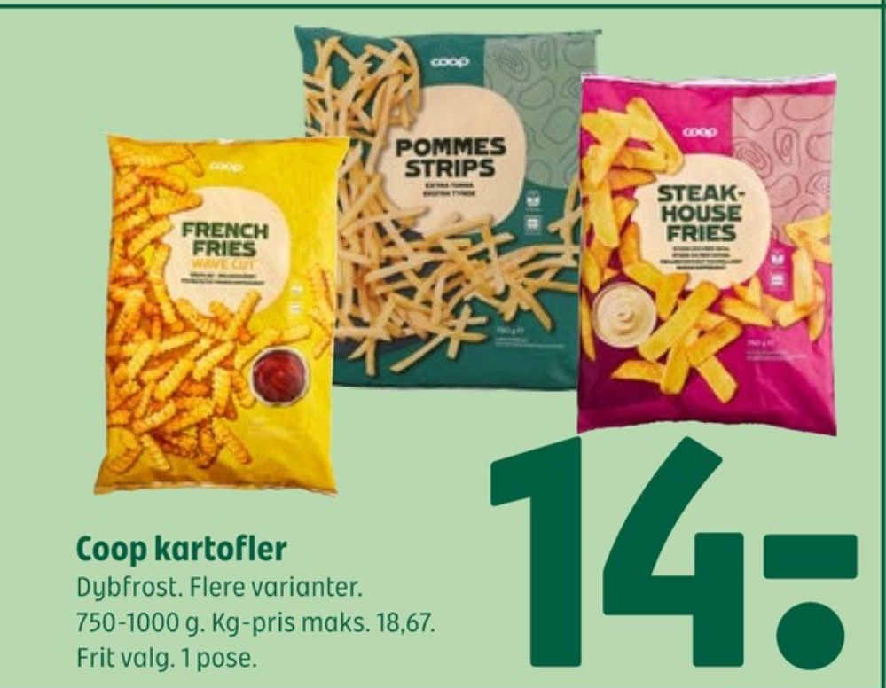 Coop, French Fries Wave Cut