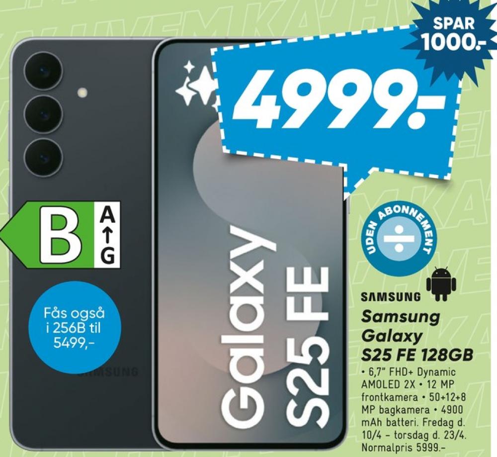 Samsung Galaxy S25 FE, Mobiltelefon