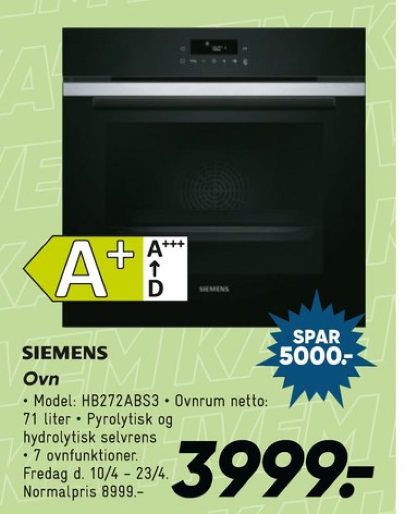 Siemens, Indbygningsovn