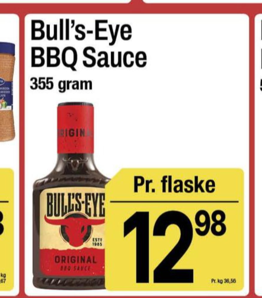 Bulls Eye, BBQ sauce