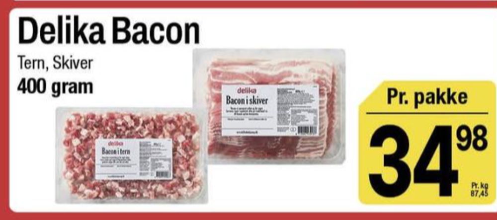 Delika, Bacontern