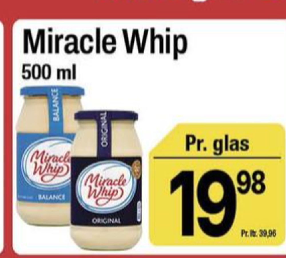 Miracle Whip, Mayonnaise Balance