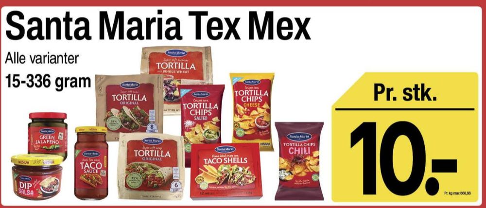 Santa Maria, Taco sauce