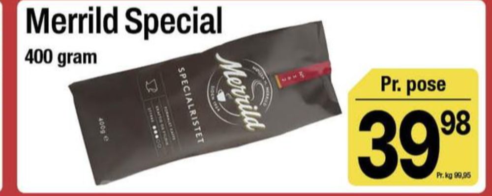 Merrild Specialristet, Kaffe Formalet