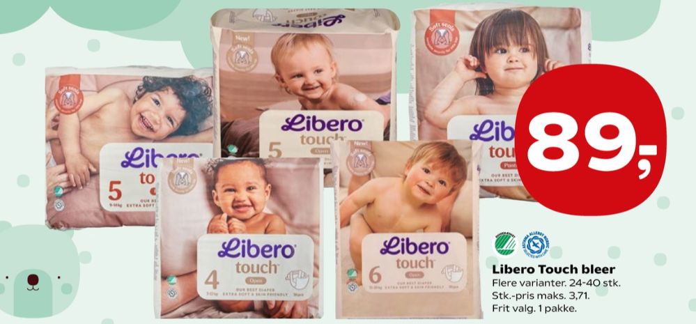 Libero Touch, Bleer str 3 5-8 kg