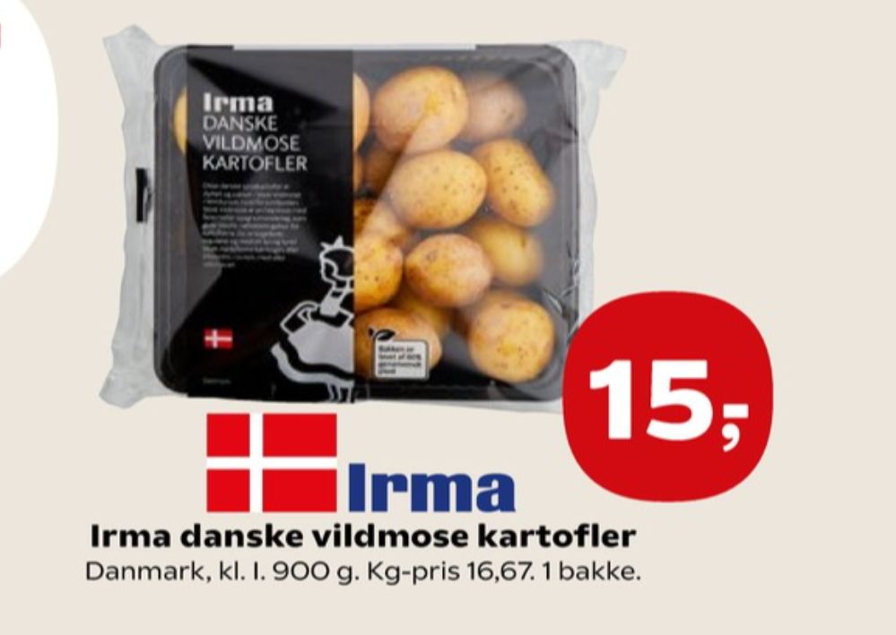 Irmas, Kartofler