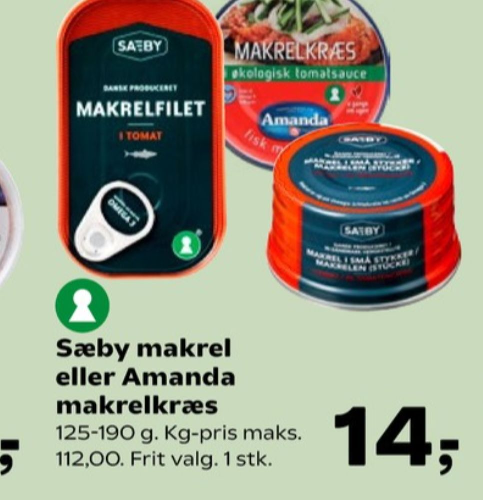 Sæby, Makrelfilet i Tomat