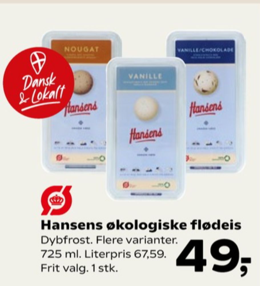 Hansens, Vanilje is