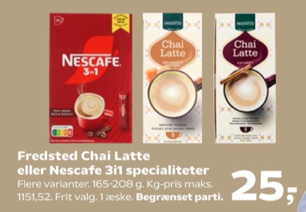 Nescafe Gold, Instant Kaffe 3i1 Classic