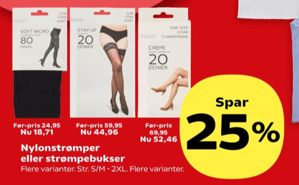 Coop, Strømper