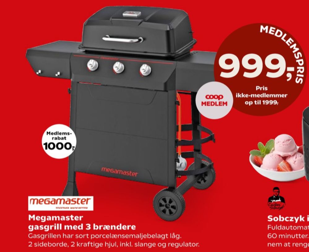 Megamaster, Gasgrill