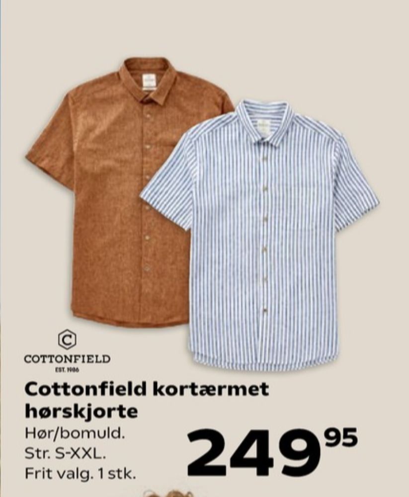 Cottonfield, Skjorte