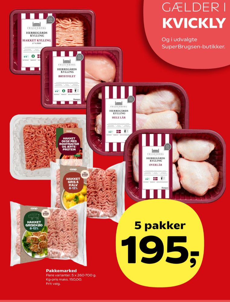 Coop, Hakket oksekød med rodfrugter & ærteprotein