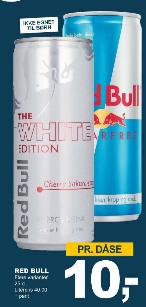 Red Bull The White Edition, Energidrik