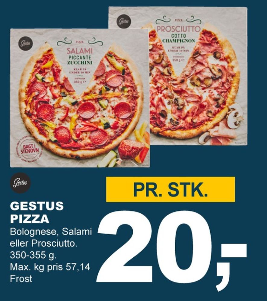 Gestus, Bolognese Rødløg Pizza