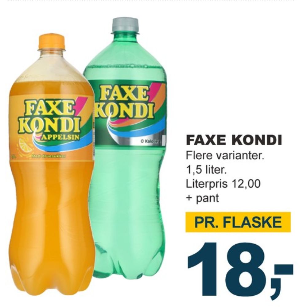 Faxe Kondi Appelsin, Appelsinsodavand