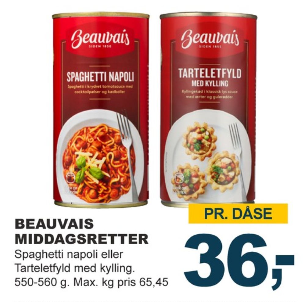 Beauvais, Spaghetti Napoli