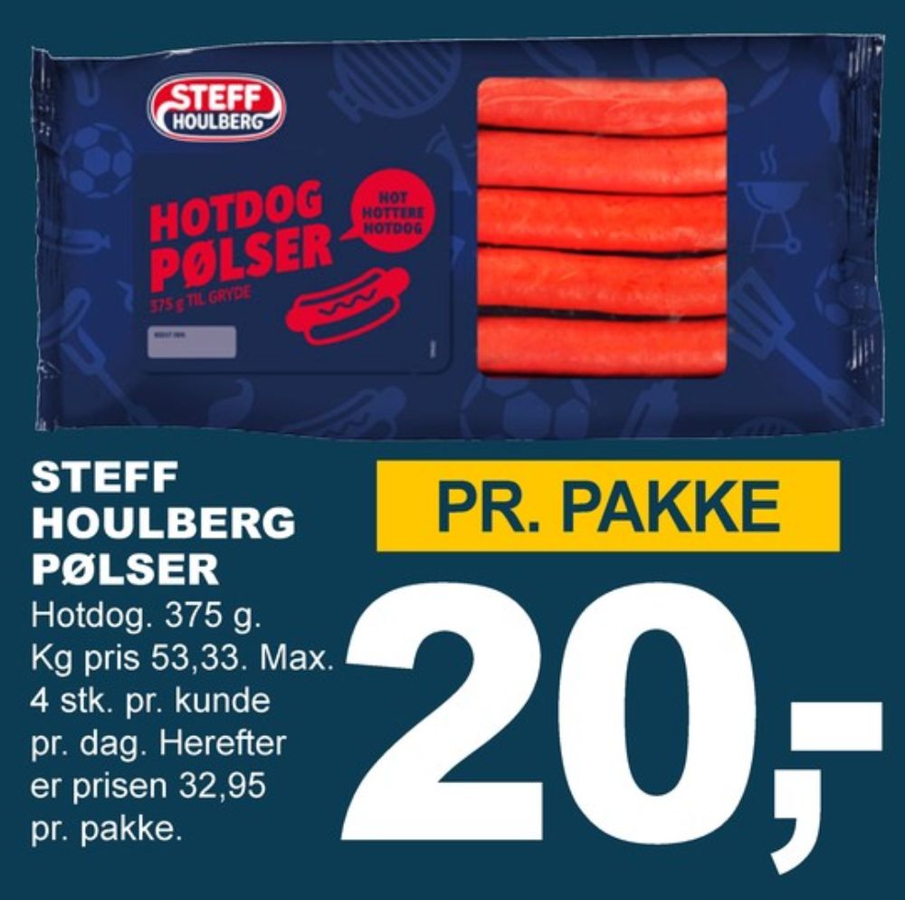 Steff Houlberg, Hotdogpølser
