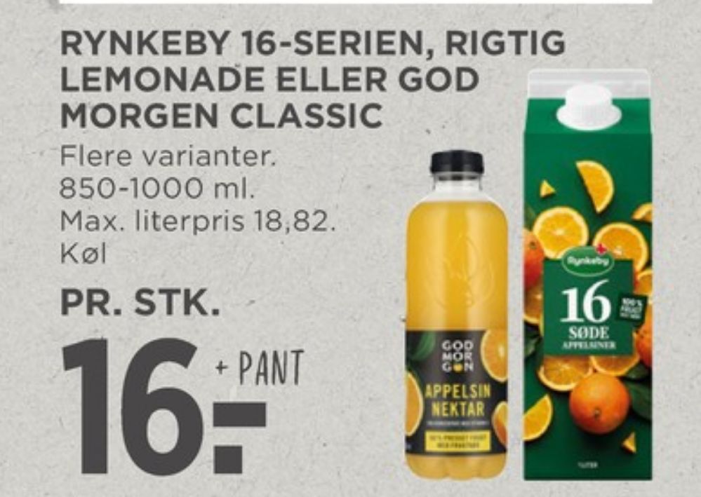 Rynkeby, 16 Søde Appelsiner