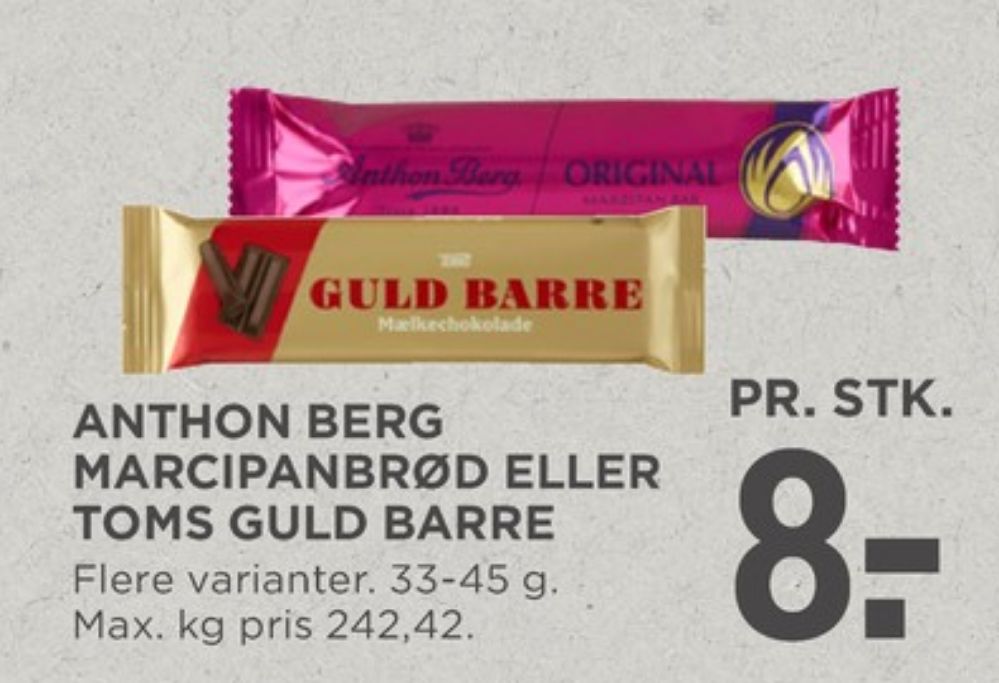 Anthon Berg, Marcipanbrød