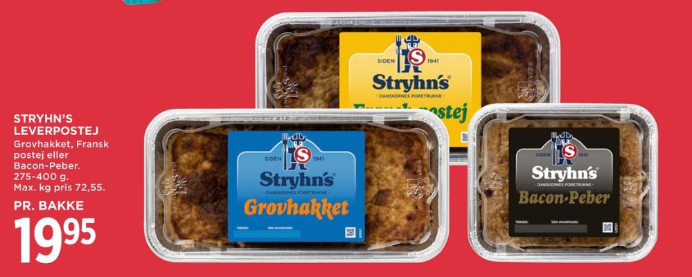 Stryhns Grovhakket, Leverpostej