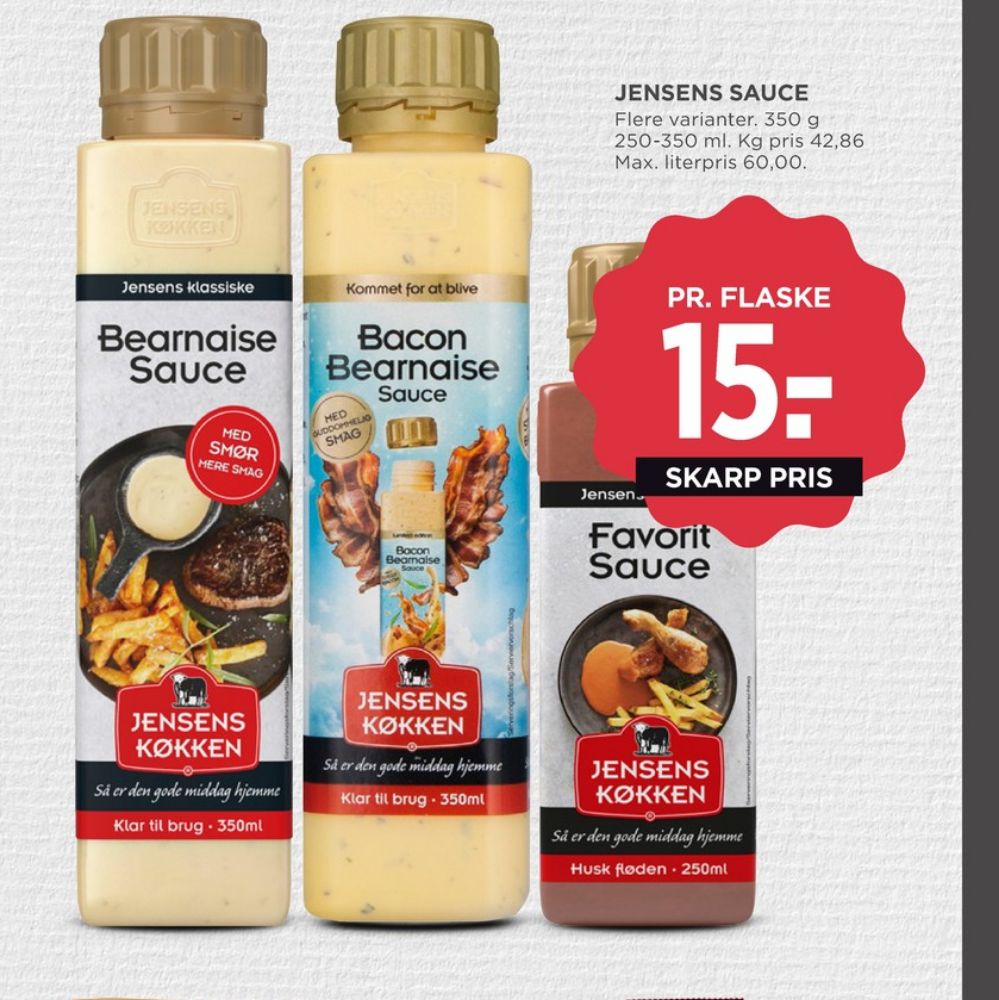 Jensens Køkken, Bacon Bearnaisesauce